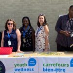 Yorktown Family Services staff tabling at the Annual Jane Street Hub BBQ 2023; group photo
