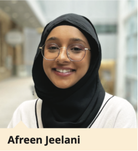 Yorktown Youth Advisory Committee Member Afreen