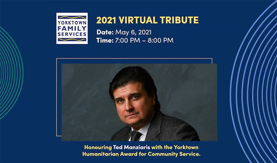 2021 Virtual Gala in honour of Ted Manziaris